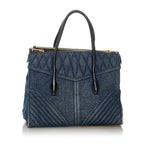 Miu Miu Biker Denim Tote Bag (SHG-28965)