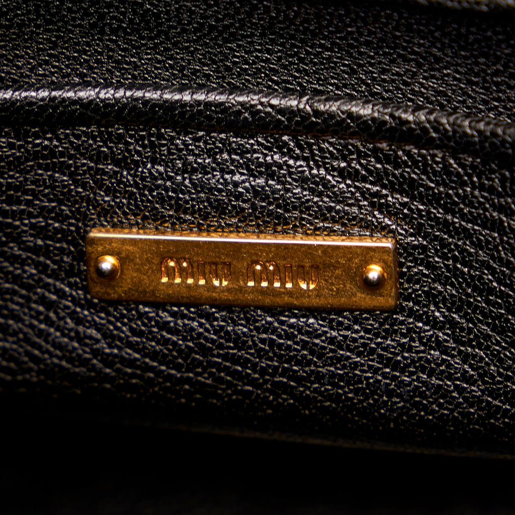 Miu Miu Biker Denim Tote Bag (SHG-28965)
