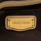 Miu Miu Calfskin Lux Matelasse Bauletto Aperto Satchel (SHF-JstGxR)