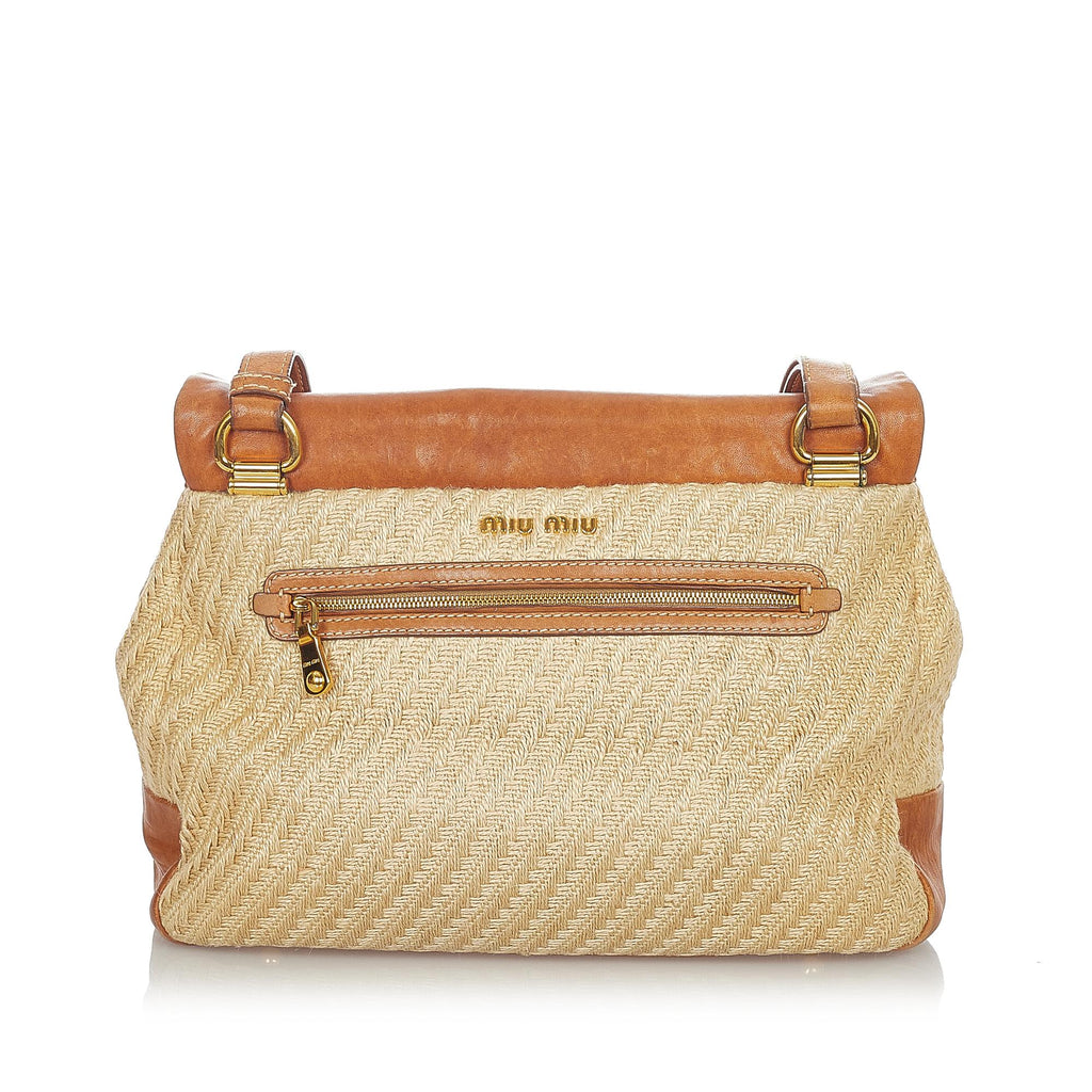 Miu Miu Canvas Satchel (SHG-23850)