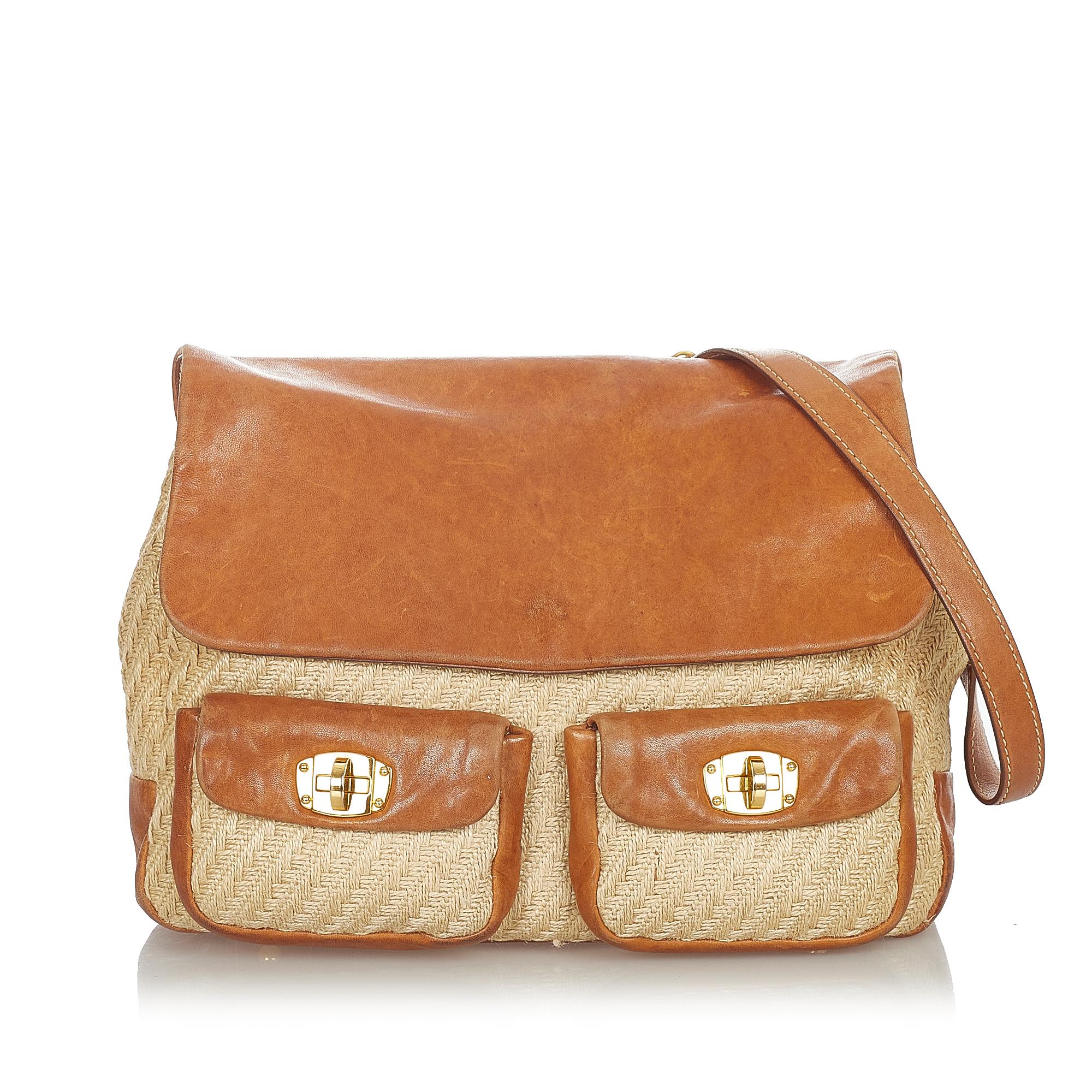 Miu Miu Canvas Satchel (SHG-23850)