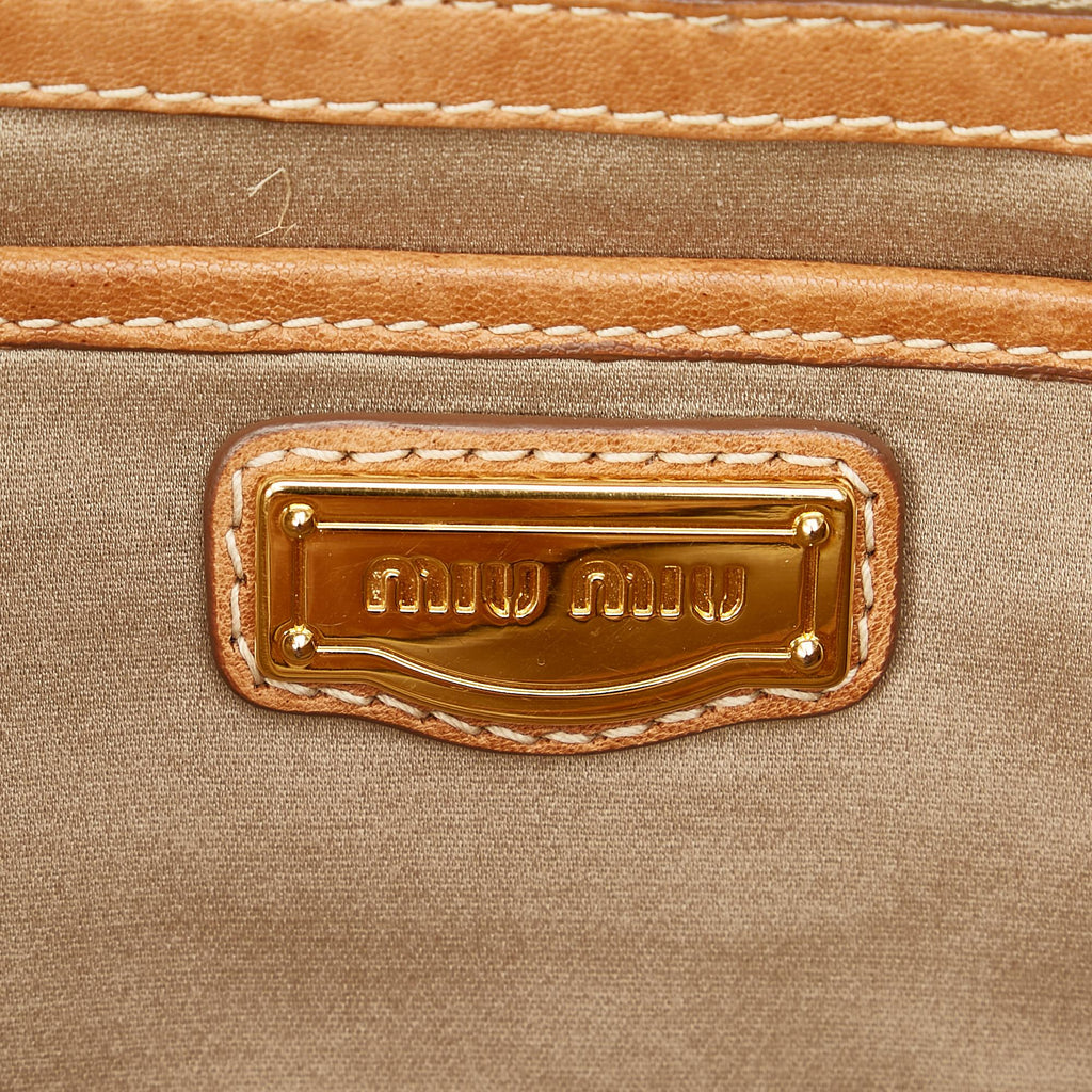 Miu Miu Canvas Satchel (SHG-23850)