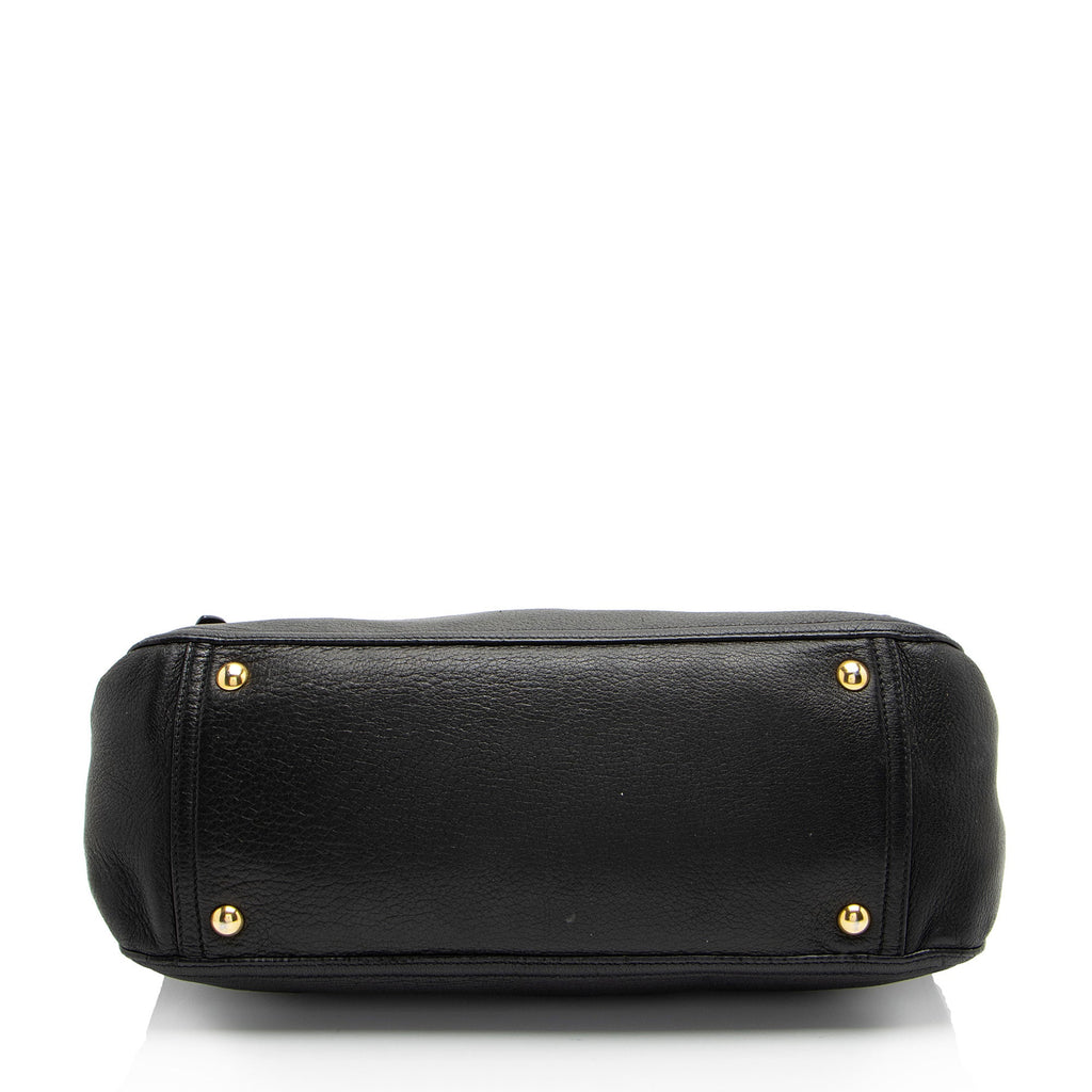 Miu Miu Cervo Turn Lock Flap Top Handle (SHF-l9fCUH)