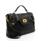 Miu Miu Cervo Turn Lock Flap Top Handle (SHF-l9fCUH)