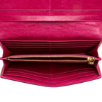 Miu Miu Chevron Leather Flap Wallet (SHF-17863)