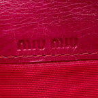 Miu Miu Chevron Leather Flap Wallet (SHF-17863)