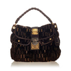 Miu Miu Coffer Canvas Satchel (SHG-26601)