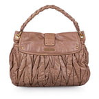 Miu Miu Coffer Leather Satchel (SHG-22741)