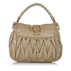 Miu Miu Coffer Leather Satchel (SHG-24045)