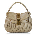 Miu Miu Coffer Leather Satchel (SHG-24045)
