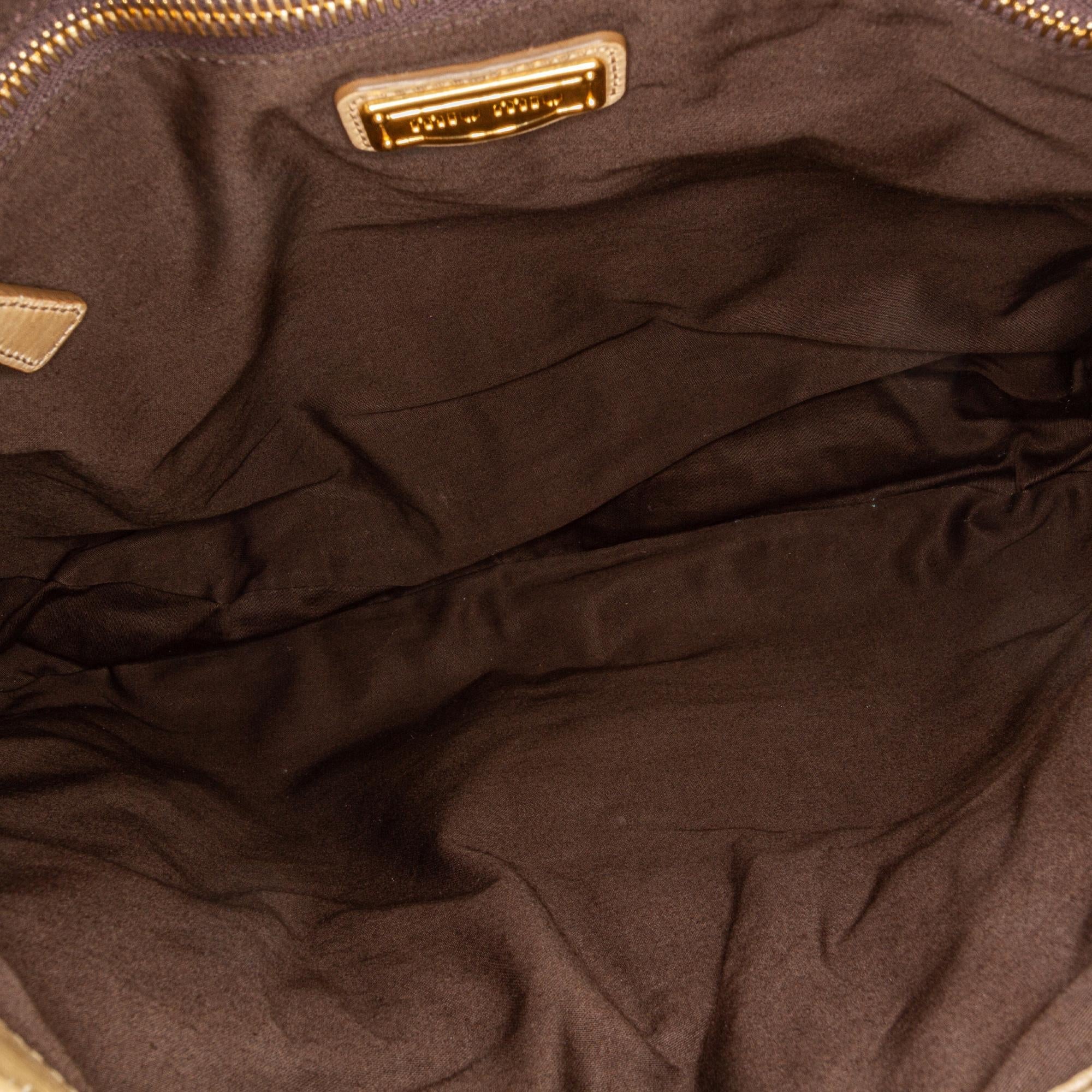 Miu Miu Coffer Leather Satchel (SHG-24045)