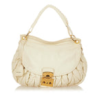 Miu Miu Coffer Leather Satchel (SHG-26061)