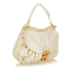 Miu Miu Coffer Leather Satchel (SHG-26061)