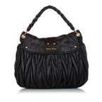 Miu Miu Coffer Leather Satchel (SHG-27025)