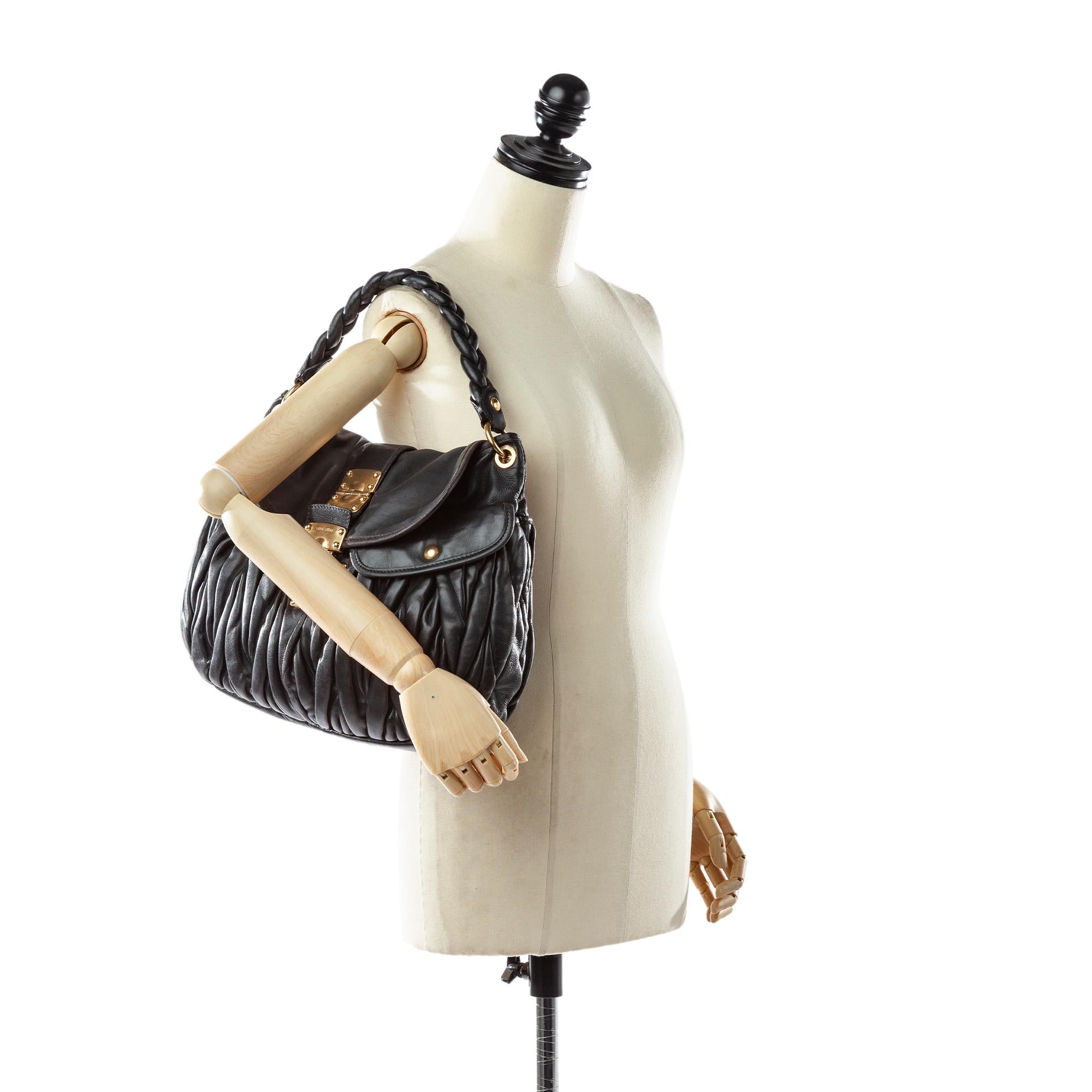 Miu Miu Coffer Leather Satchel (SHG-27025)