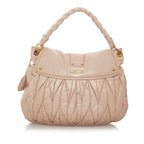 Miu Miu Coffer Leather Satchel (SHG-28285)