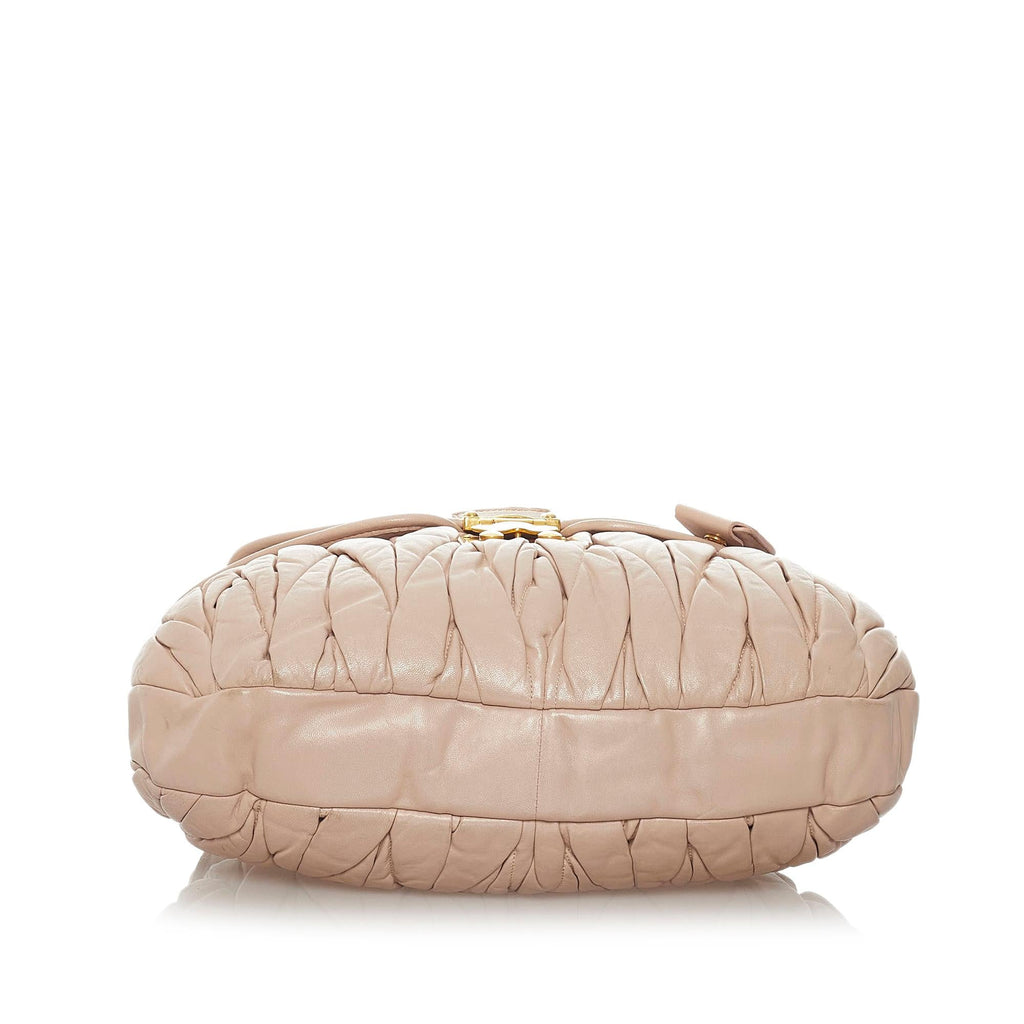 Miu Miu Coffer Leather Satchel (SHG-28285)