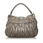Miu Miu Coffer Leather Satchel (SHG-29281)