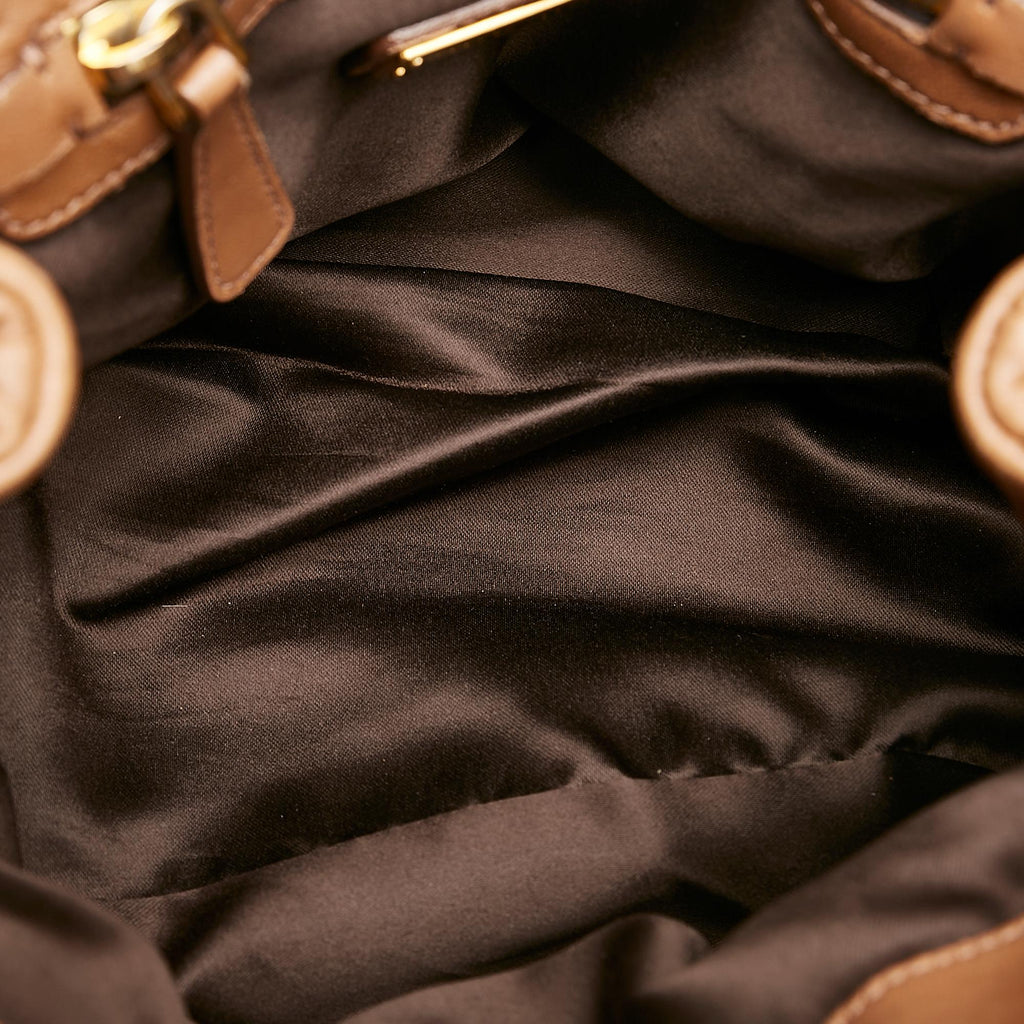 Miu Miu Coffer Leather Satchel (SHG-30139)