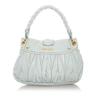 Miu Miu Coffer Leather Satchel (SHG-30821)