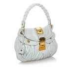 Miu Miu Coffer Leather Satchel (SHG-30821)