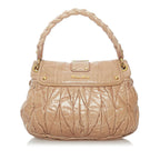 Miu Miu Coffer Leather Satchel (SHG-30877)