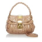 Miu Miu Coffer Leather Satchel (SHG-30877)
