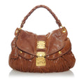 Miu Miu Coffer Leather Satchel (SHG-30901)