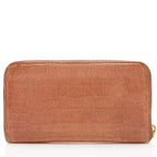 Miu Miu Croc Embossed St. Coco Lux Zip Wallet (SHF-18954)