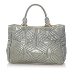 Miu Miu Embossed Leather Satchel (SHG-31195)