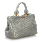 Miu Miu Embossed Leather Satchel (SHG-31195)