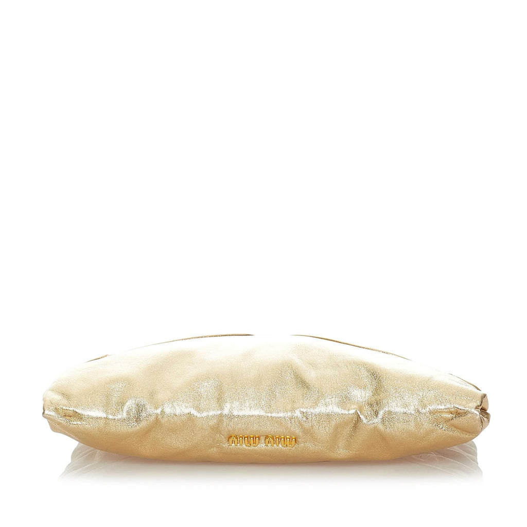 Miu Miu Leather Clutch Bag (SHG-30367)