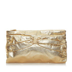 Miu Miu Leather Clutch Bag (SHG-30367)