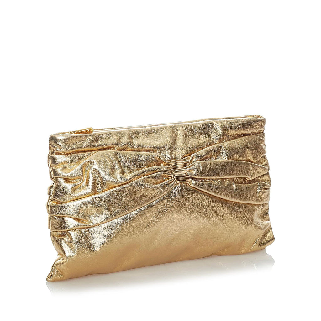 Miu Miu Leather Clutch Bag (SHG-30367)