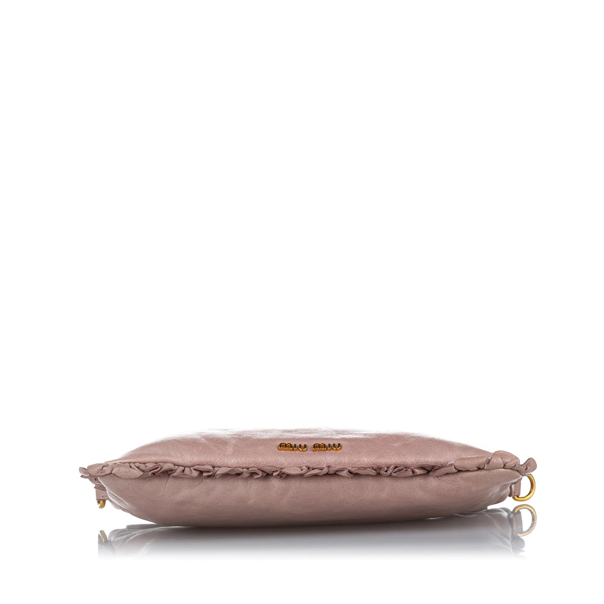 Miu Miu Leather Crossbody Bag (SHG-19141)