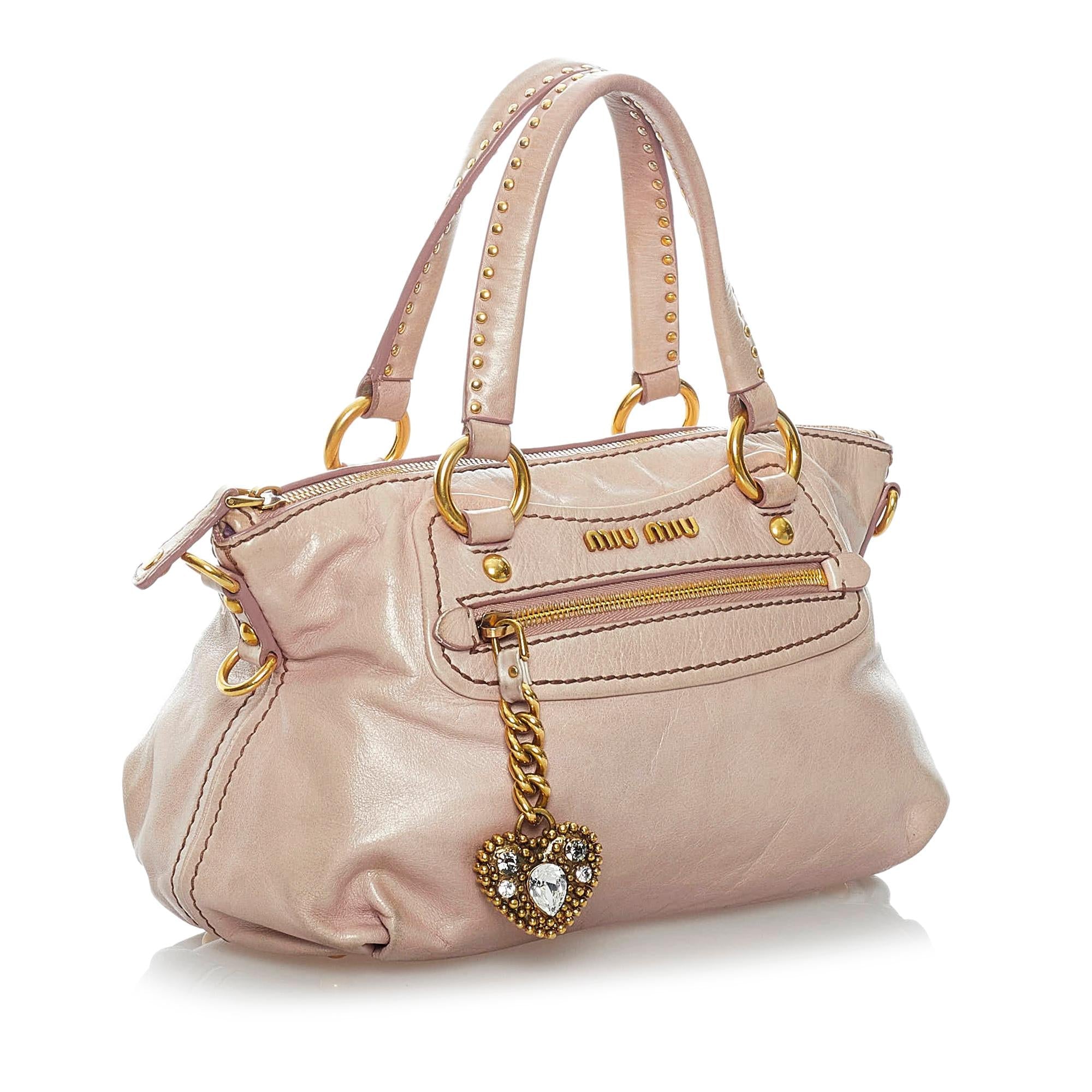 Miu Miu Leather Handbag (SHG-31255)