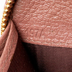 Miu Miu Leather Madras Foglio Zip Wallet - FINAL SALE (SHF-18960)