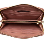 Miu Miu Leather Madras Foglio Zip Wallet - FINAL SALE (SHF-18960)