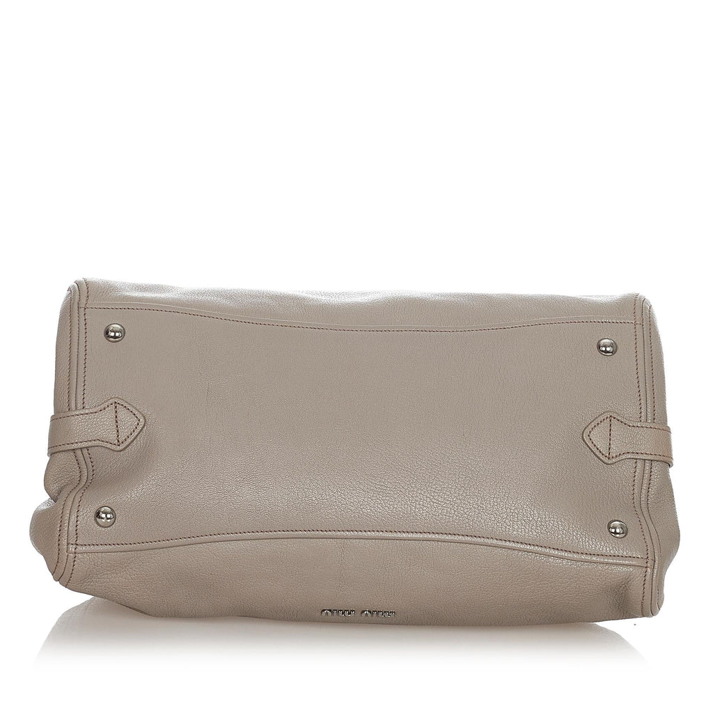 Miu Miu Leather Satchel (SHG-23229)