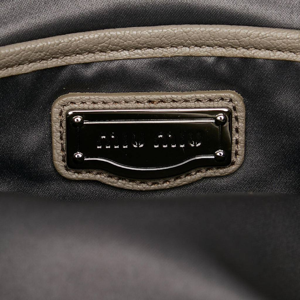Miu Miu Leather Satchel (SHG-23229)