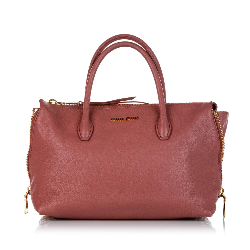 Miu Miu Leather Satchel (SHG-26359)