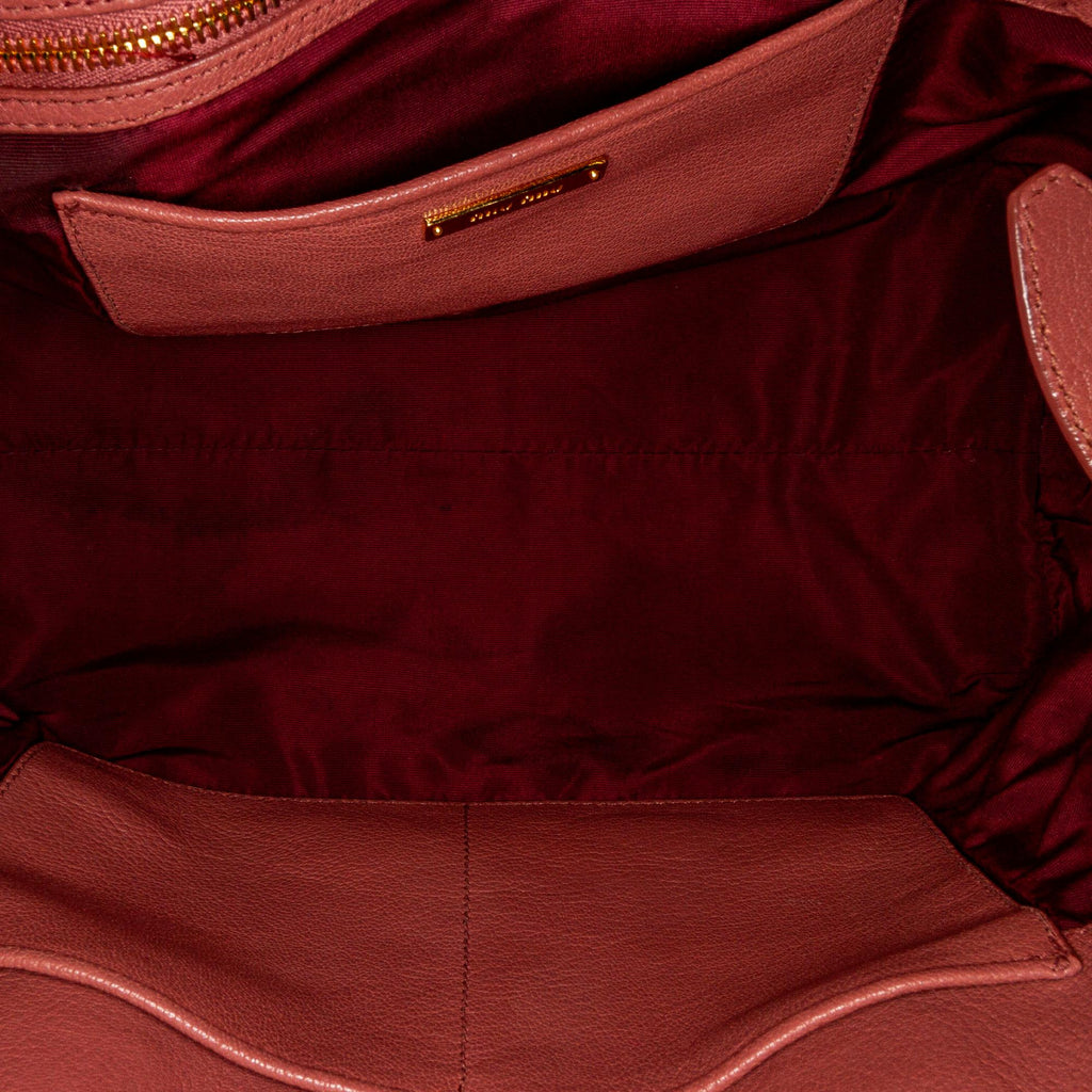 Miu Miu Leather Satchel (SHG-26359)