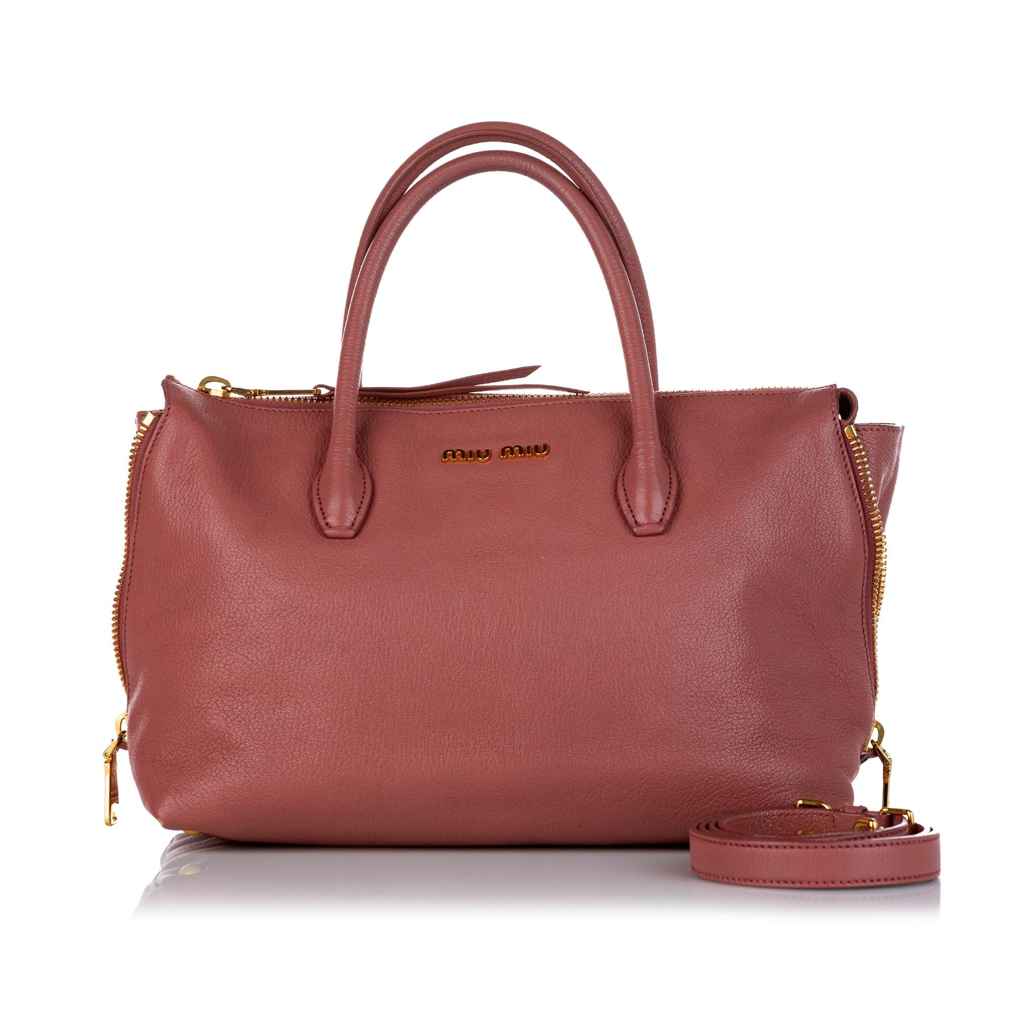 Miu Miu Leather Satchel (SHG-26359)