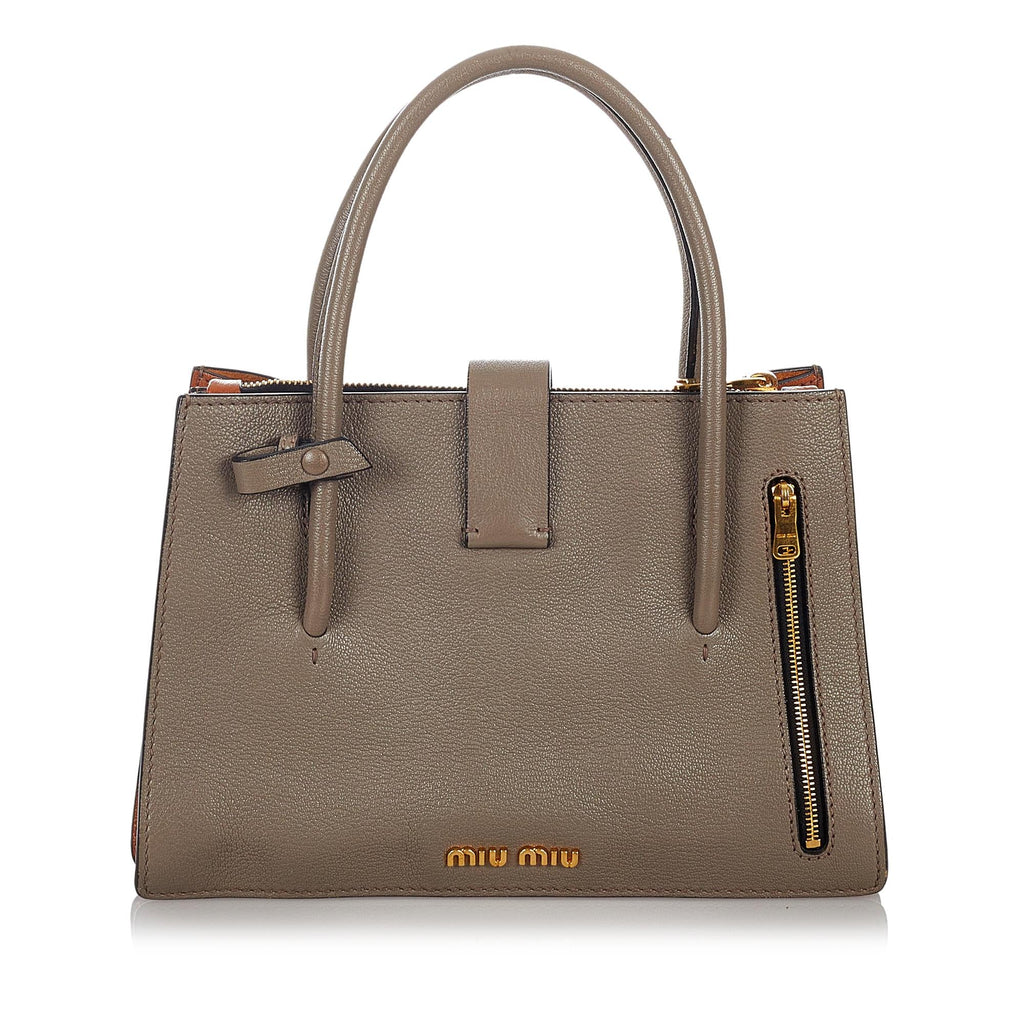 Miu Miu Leather Satchel (SHG-26709)