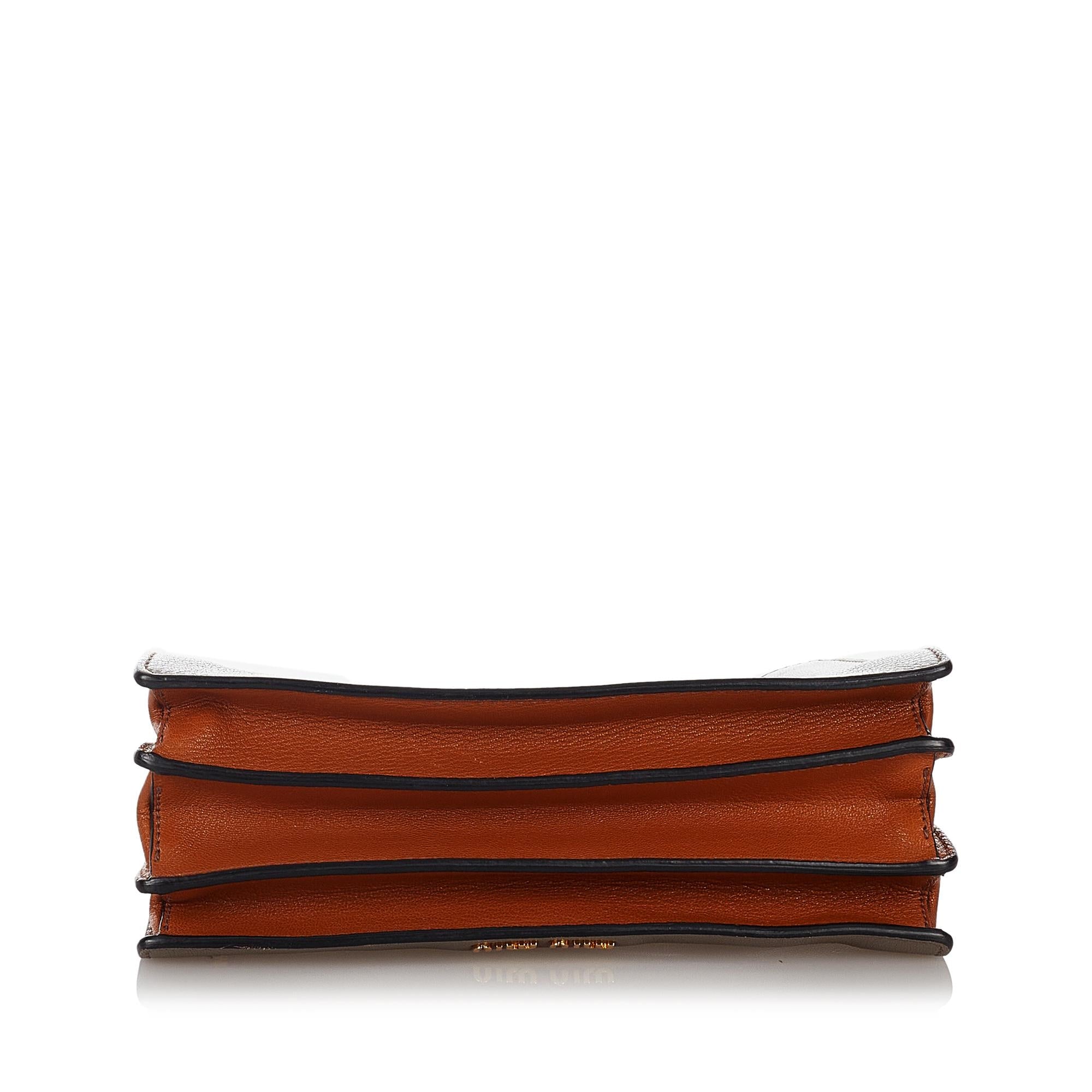 Miu Miu Leather Satchel (SHG-26709)
