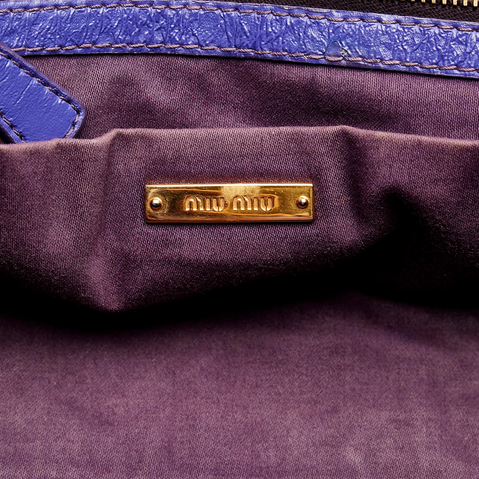 Miu Miu Leather Satchel (SHG-27314)