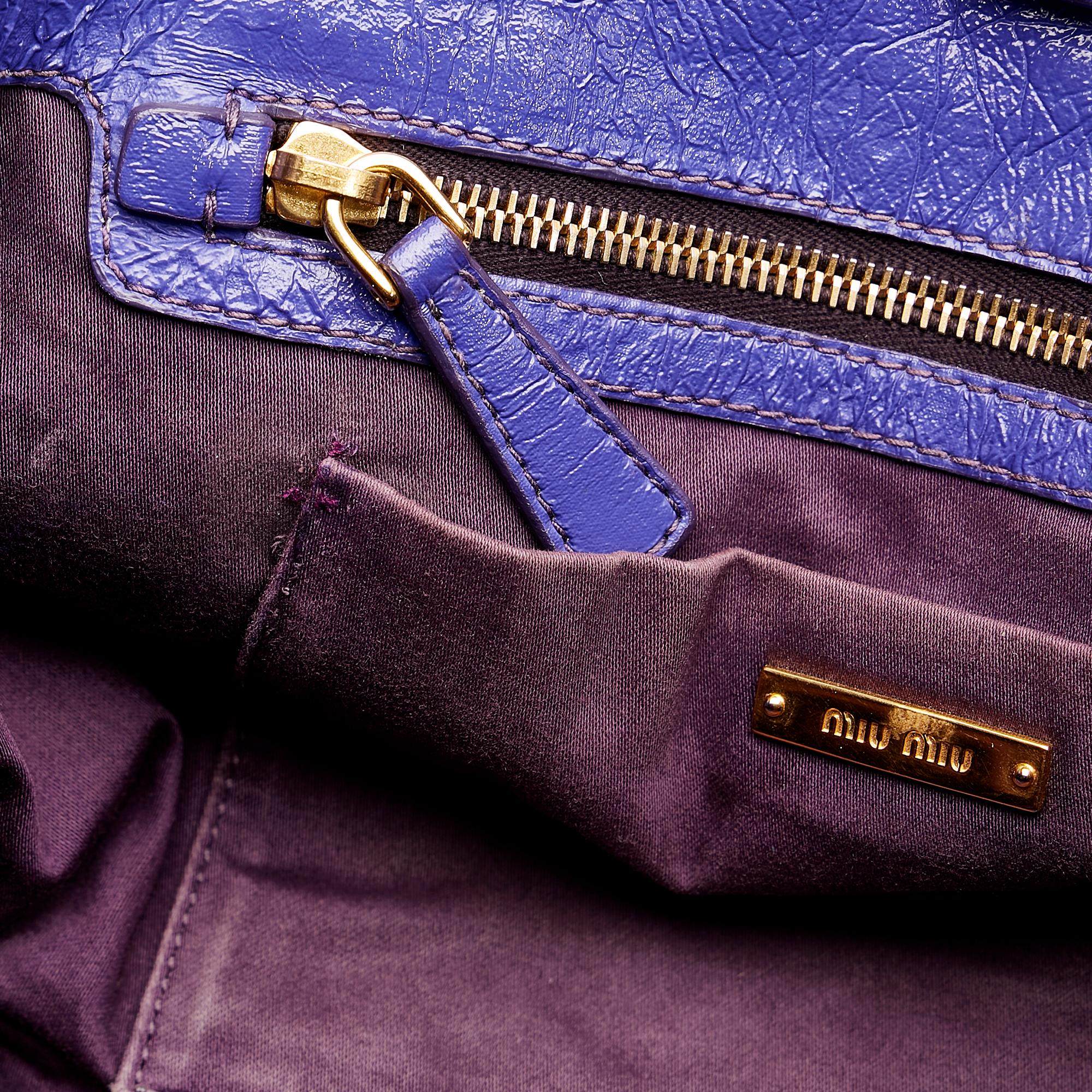 Miu Miu Leather Satchel (SHG-27314)