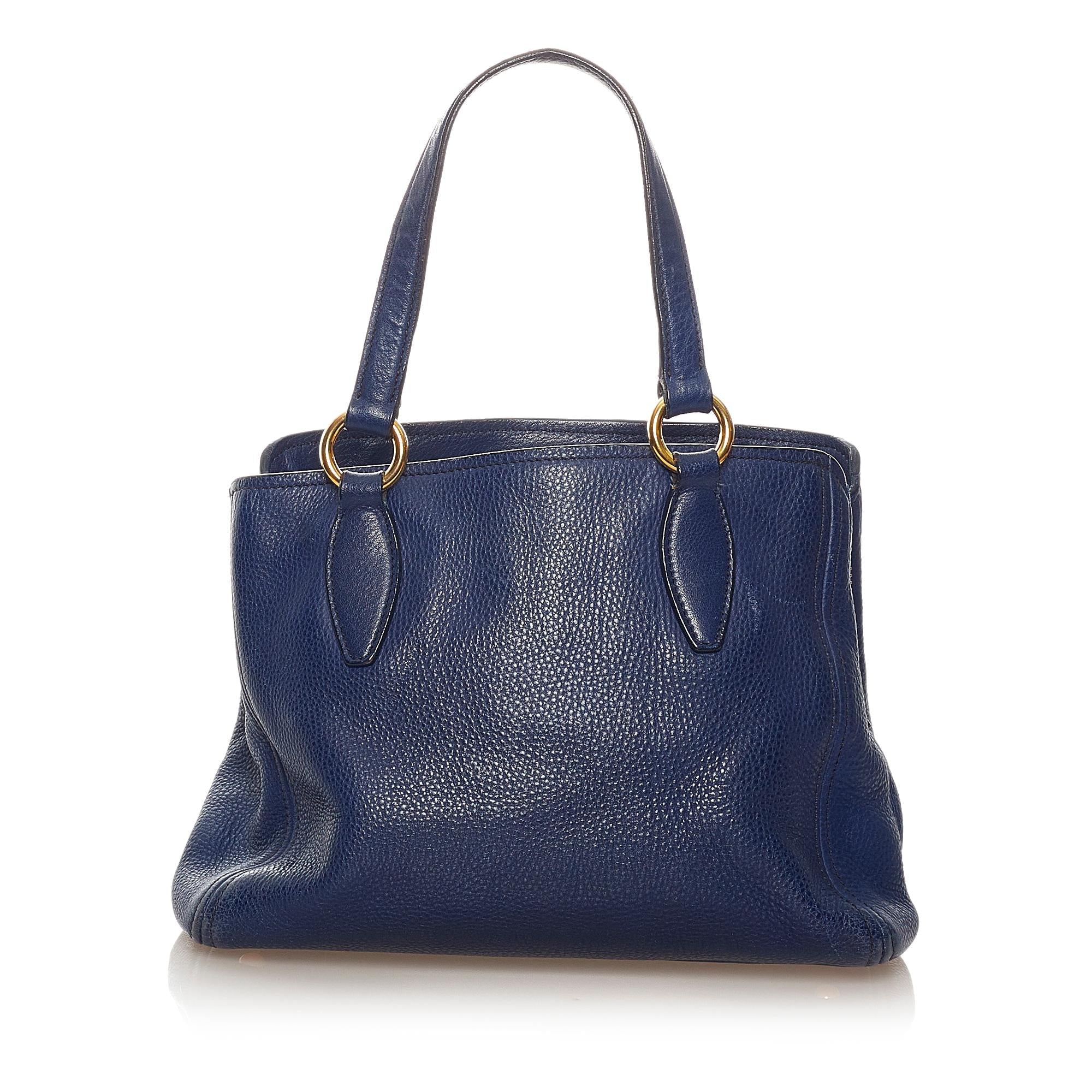 Miu Miu Leather Satchel (SHG-27315)