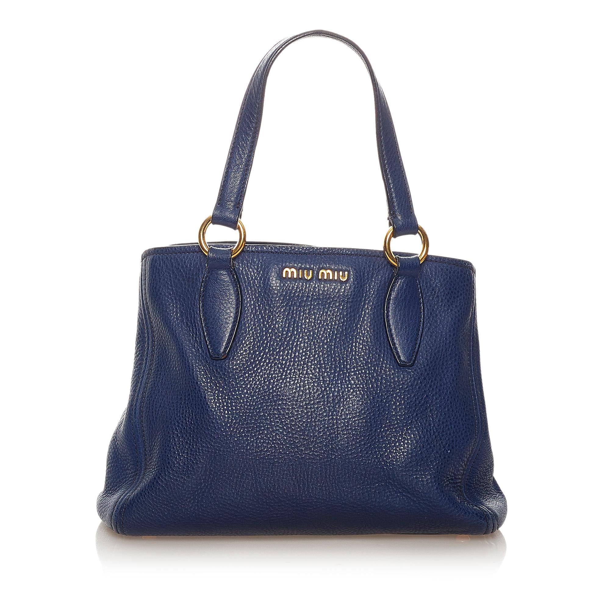 Miu Miu Leather Satchel (SHG-27315)