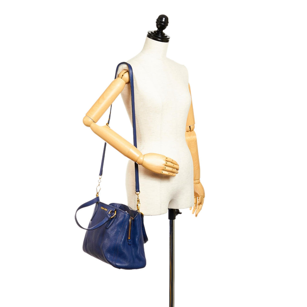 Miu Miu Leather Satchel (SHG-27315)